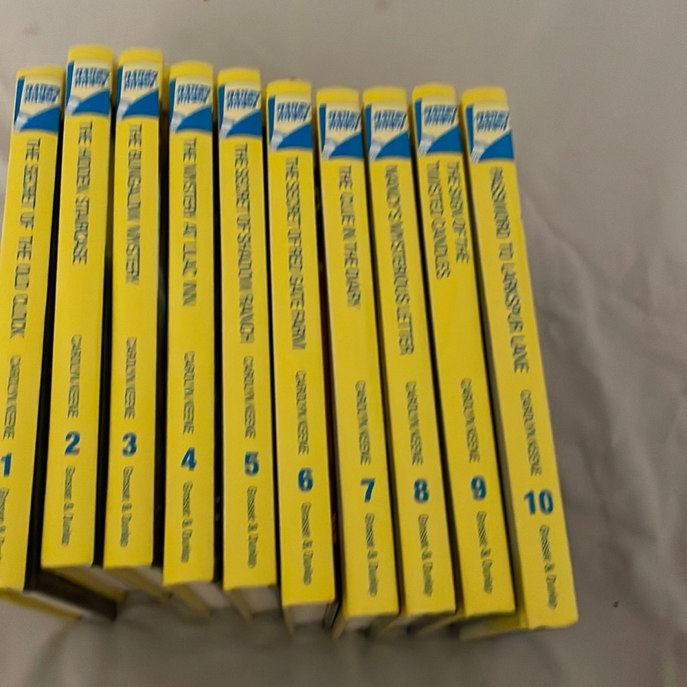 The whole Nancy Drew book series
